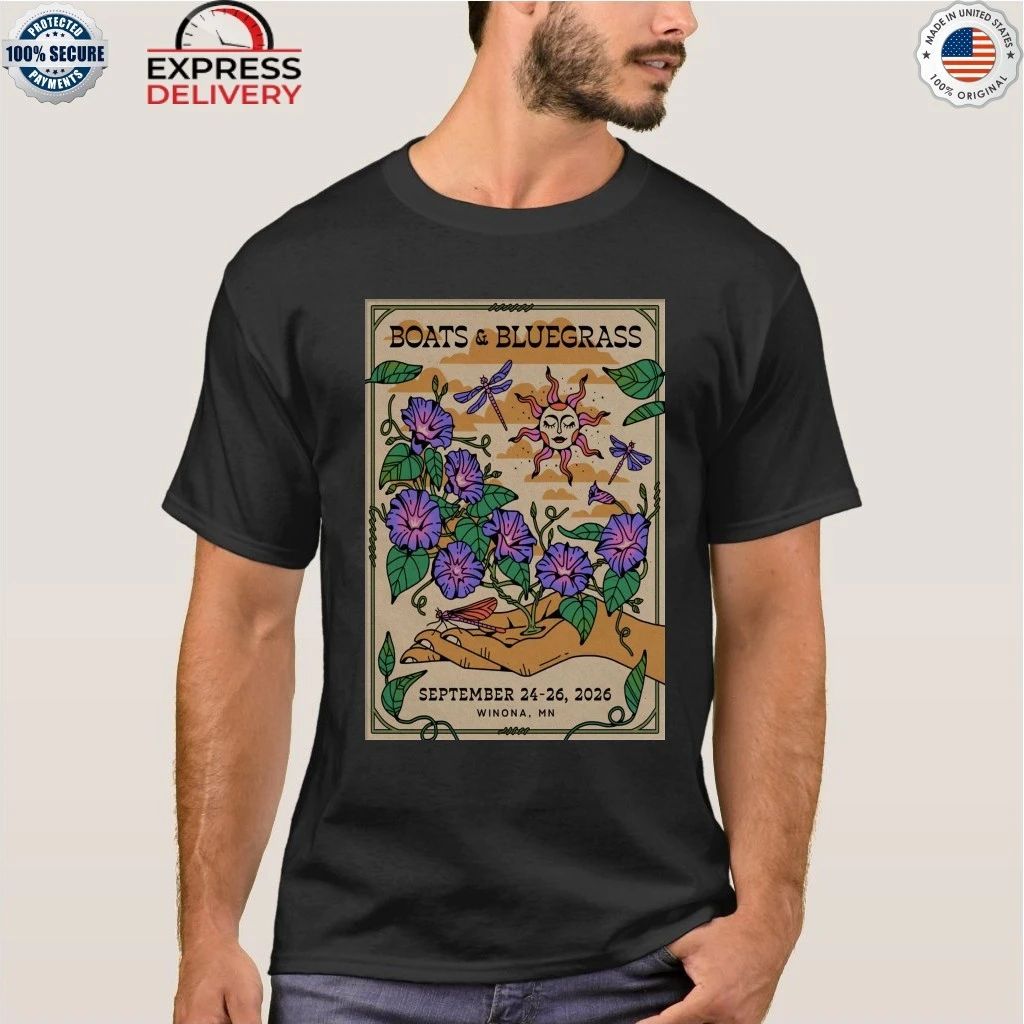 Boats And Bluegrass Festival Sept 24-26 2026 In Winona MN Shirt