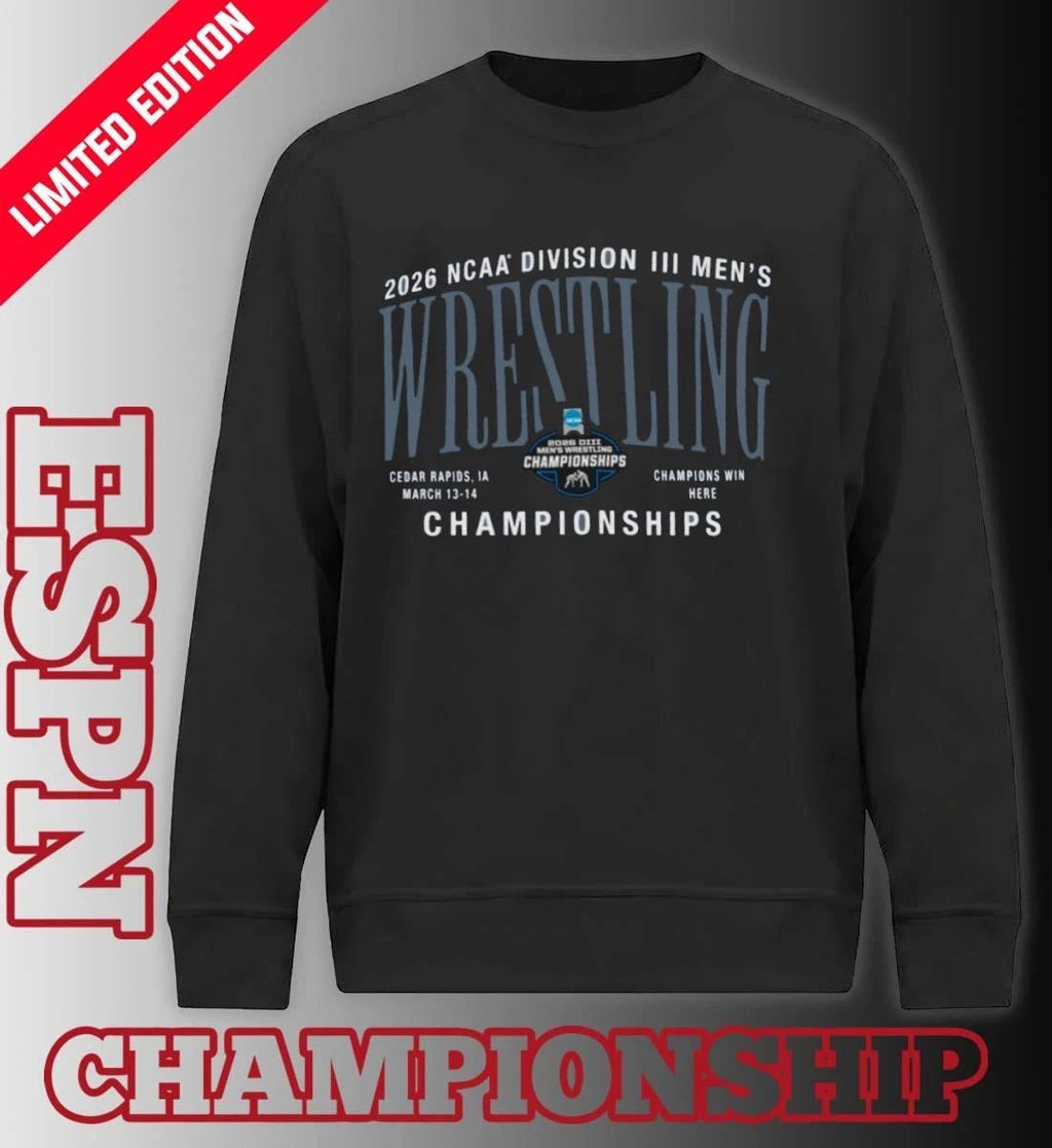 March 13-14 2026 NCAA DIII Wrestling Championships T-Shirt