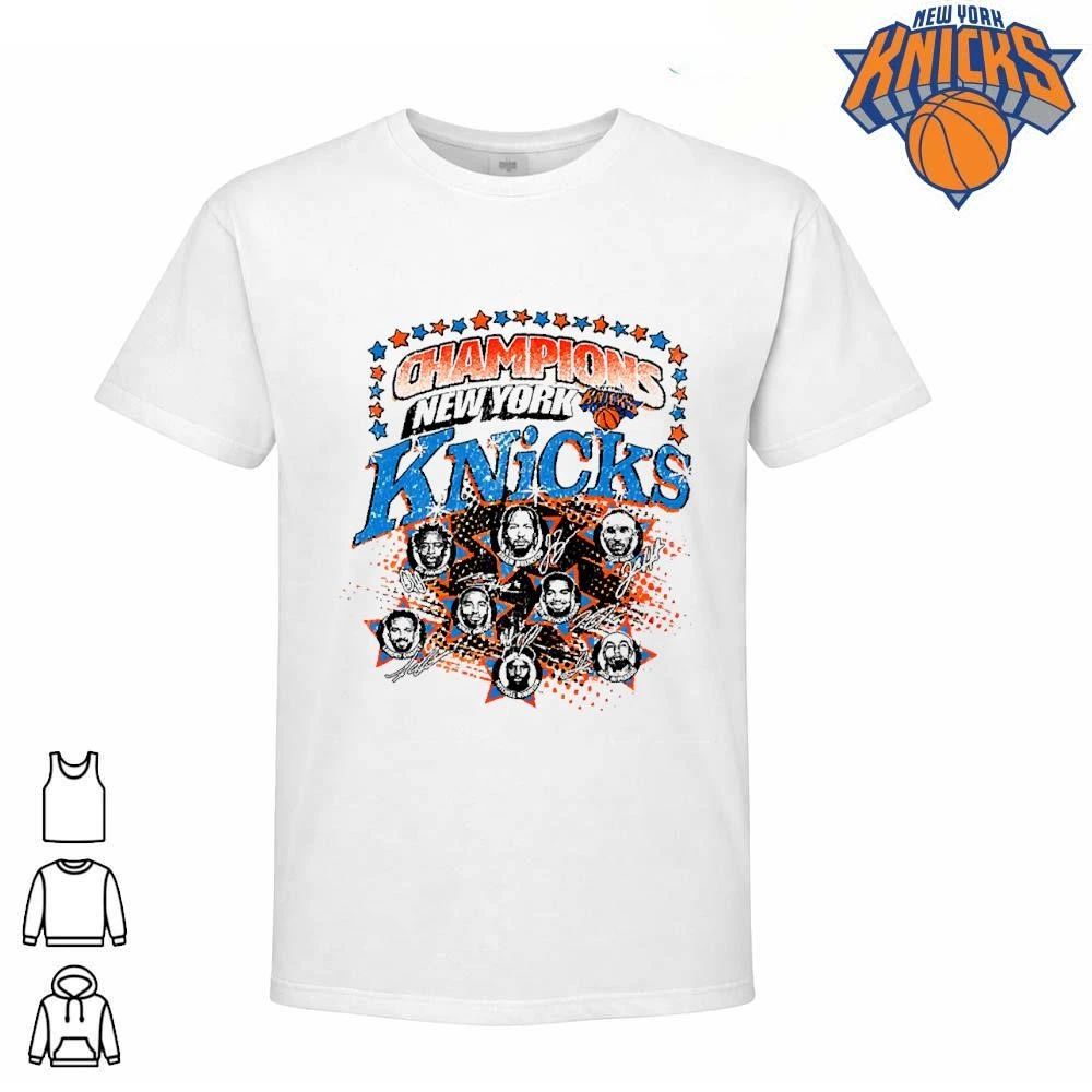 New York Knicks NBA Champions 2026 Players Signatures Stars Shirt
