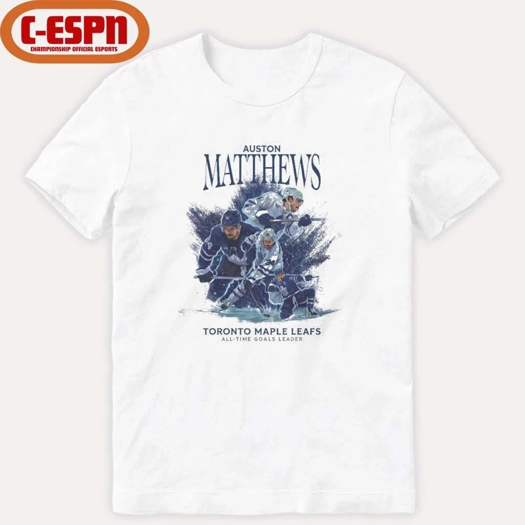 Auston Matthews Toronto Maple Leafs All-Time Goals Leader T-Shirt
