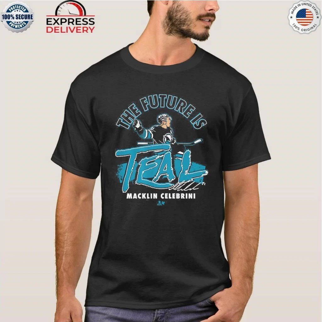 Macklin Celebrini The Future Is Teal Shirt