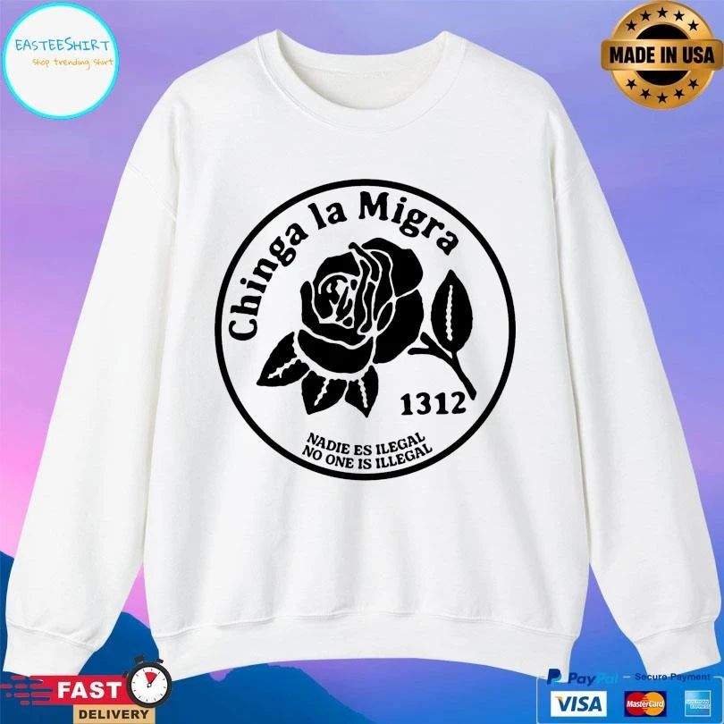 Chinga La Migra Nadie Es Ilegal No One Is Illegal 1312 T-shirts