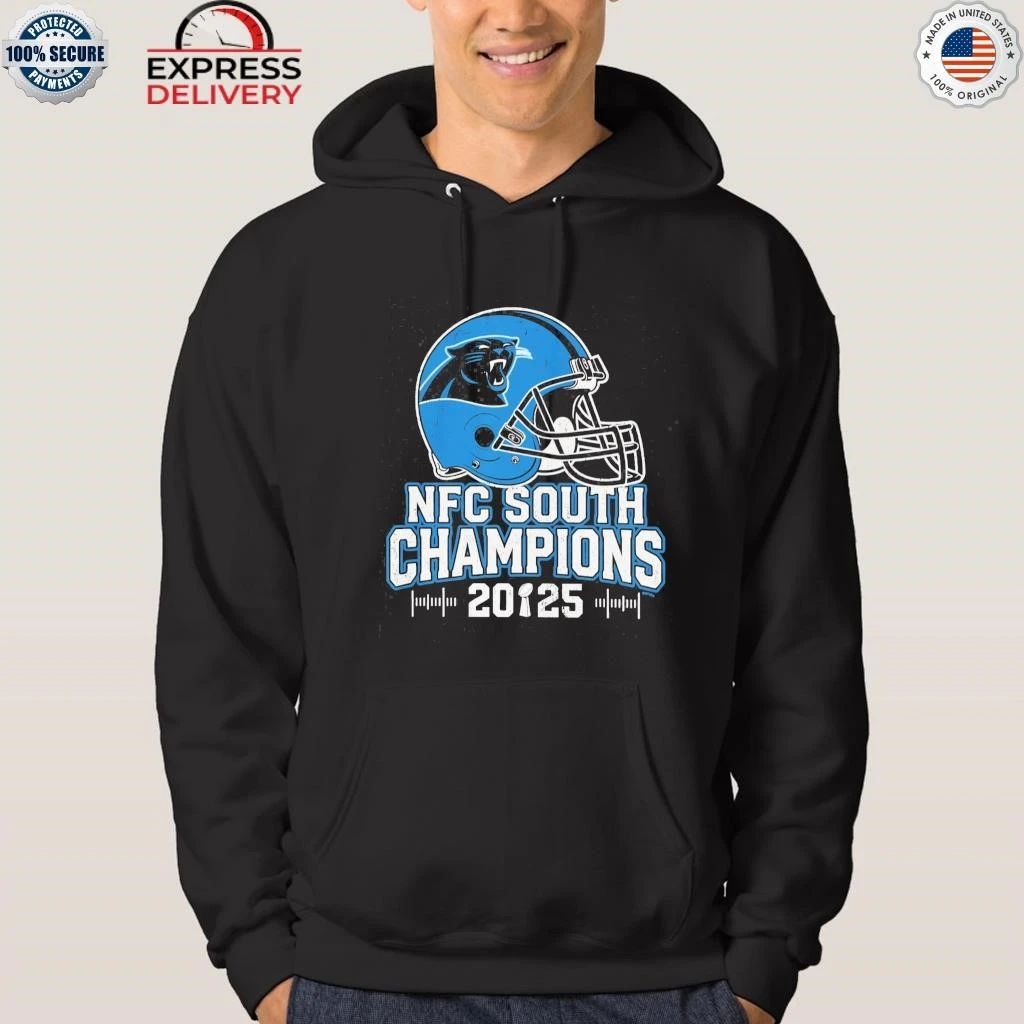 Carolina Panthers NFC South 2025 Champions Shirt