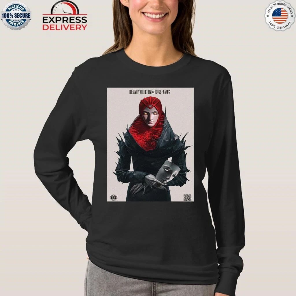 The Amity Affliction House Of Cards Europe 2026 Tour Shirt