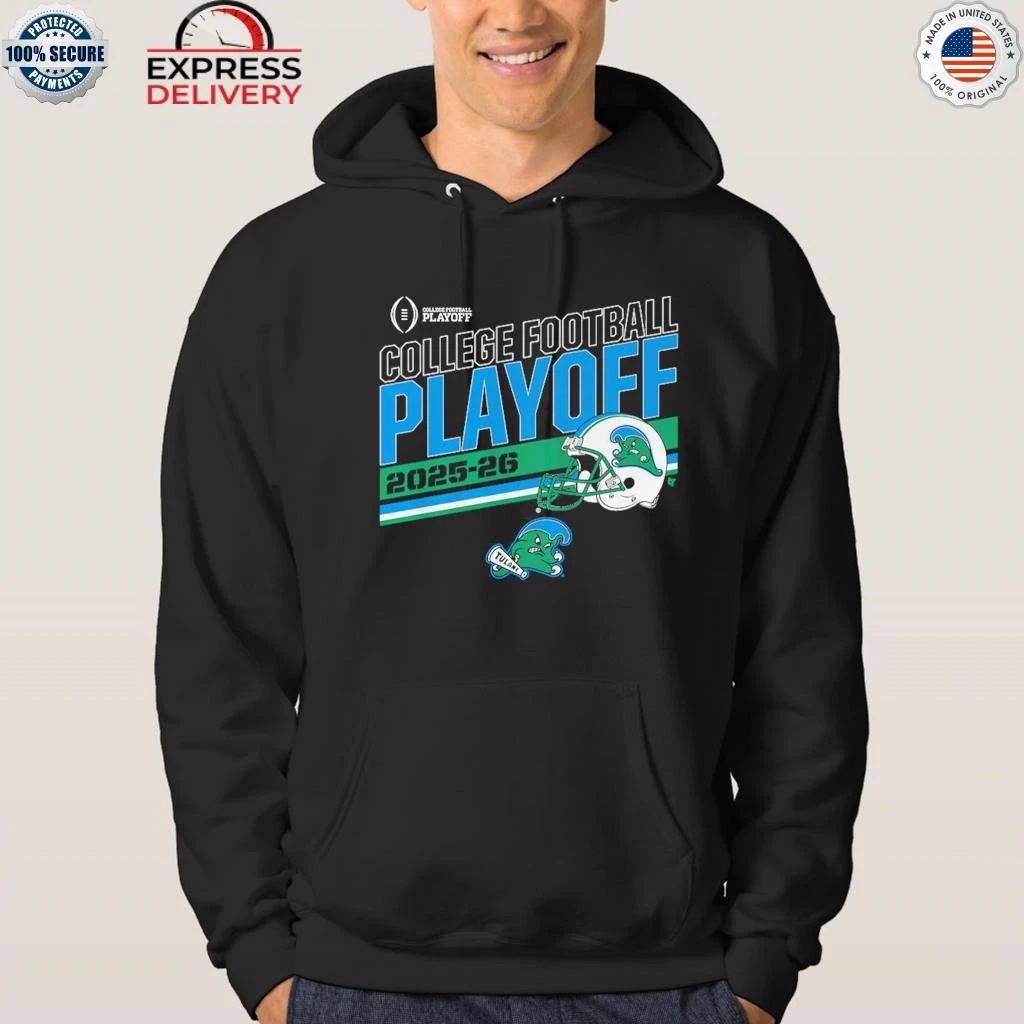 Tulane Football 2025 CFP Stripe Shirt