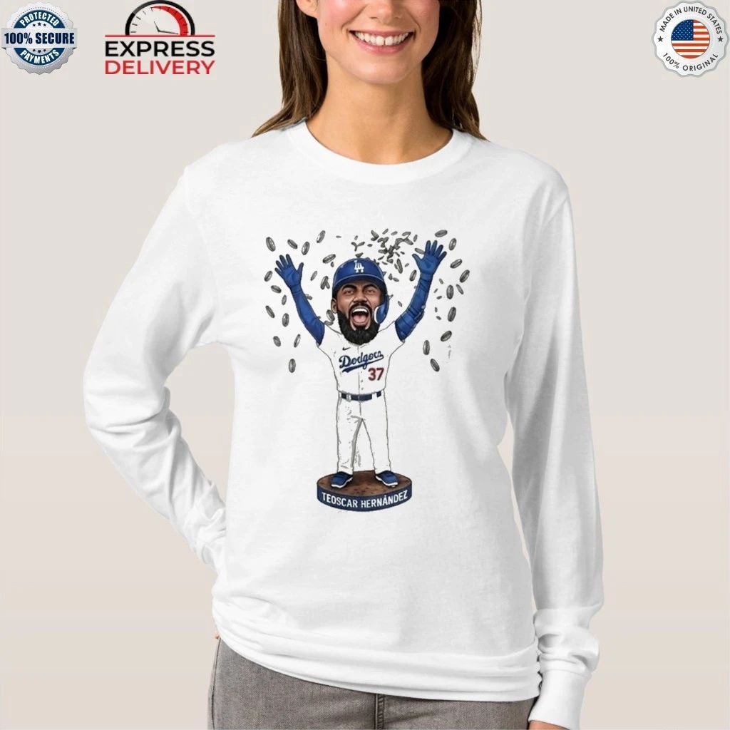 Teoscar Hernandez Dodgers City Connect Shirt