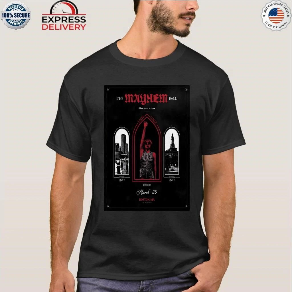 Lady Gaga 3 29 2026 Boston MA Shirt