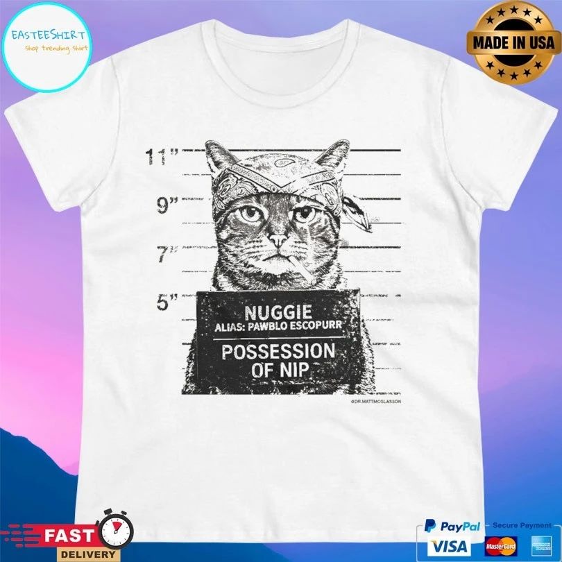 Nuggie Alias Pawblo Escopurr Possession Of Nip Cat T-shirts