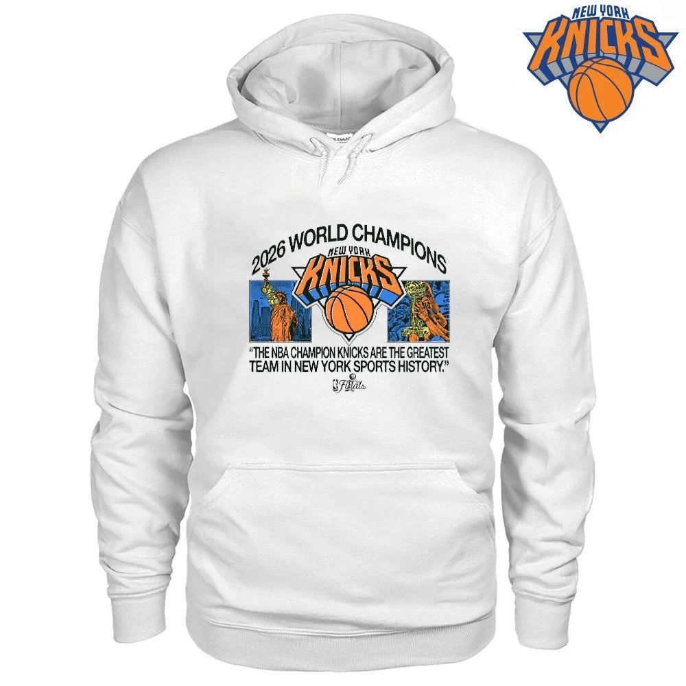 New York Knicks 2026 World Champions Statue Of Liberty Shirt