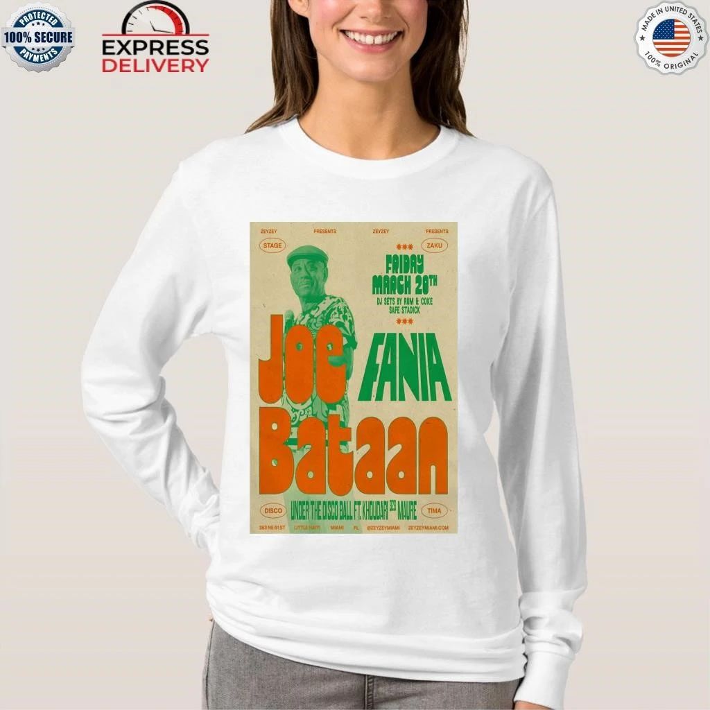 Joe Bataan Mar 20 2026 ZeyZey Miami Shirt