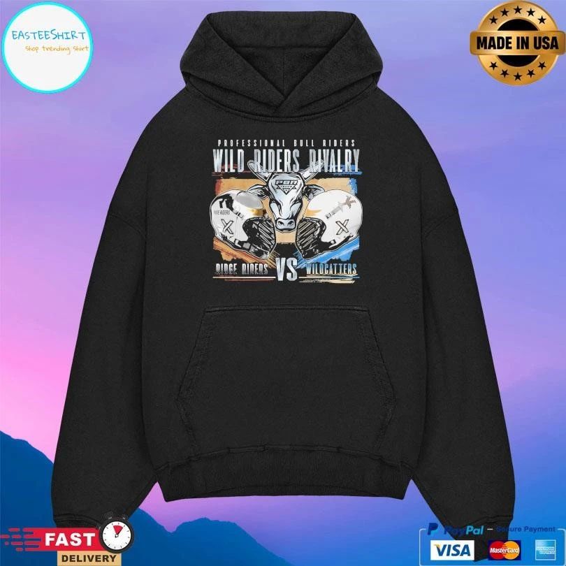 Professional Bull Riders Wild Riders Rivalry Ridge Riders Vs Wildcatters T-shirts