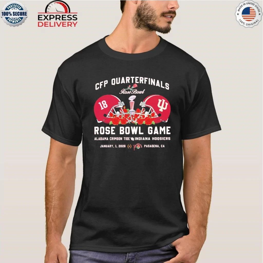 Cfp Quarterfinals Alabama Vs Hoosiers Rose Bowl Game 2026 Shirt