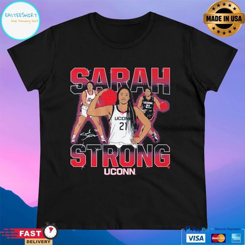 UConn Huskies Women’s Basketball Sarah Strong Masterpiece T-shirts