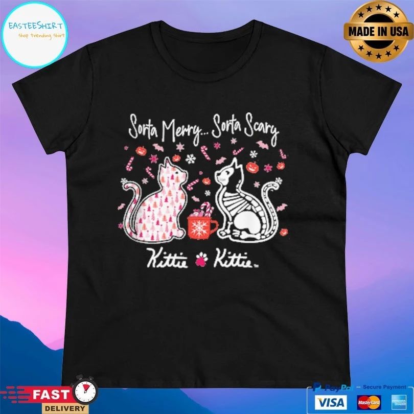Sorta Merry Sorta Scary Kitties T-shirt