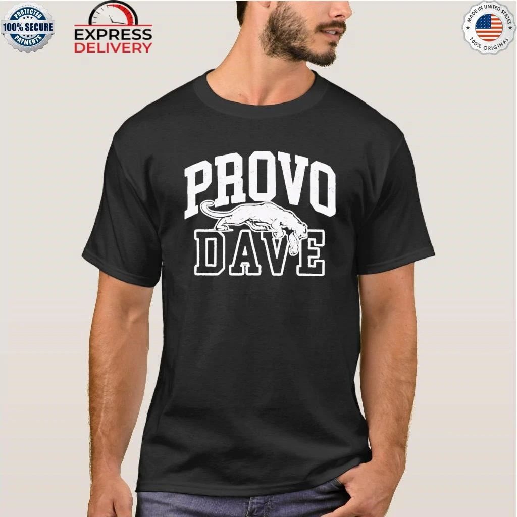 Dave Portnoy with Provo Dave BYU Shirt