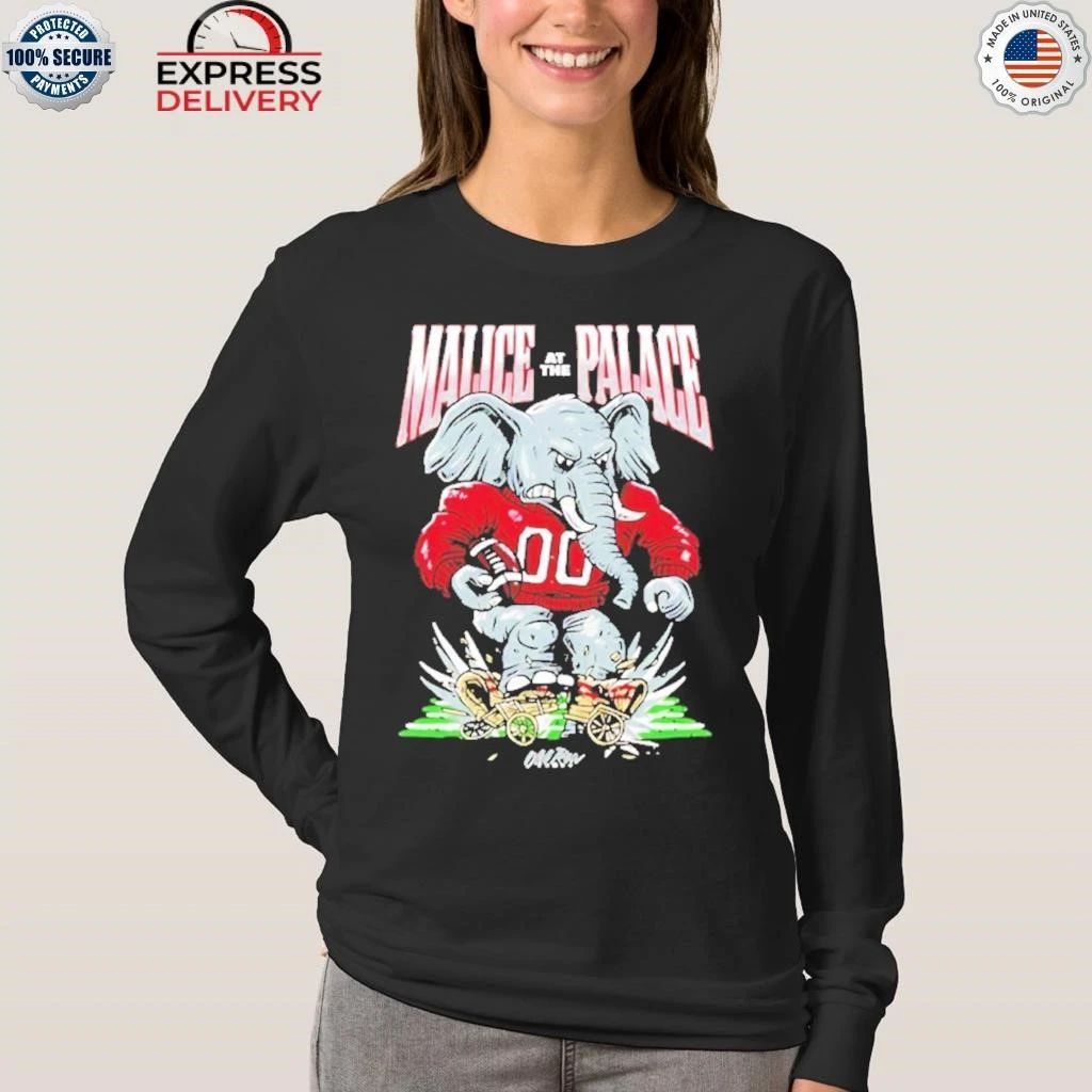 Alabama Rose Bowl Malice At The Palace Elephant Shirt
