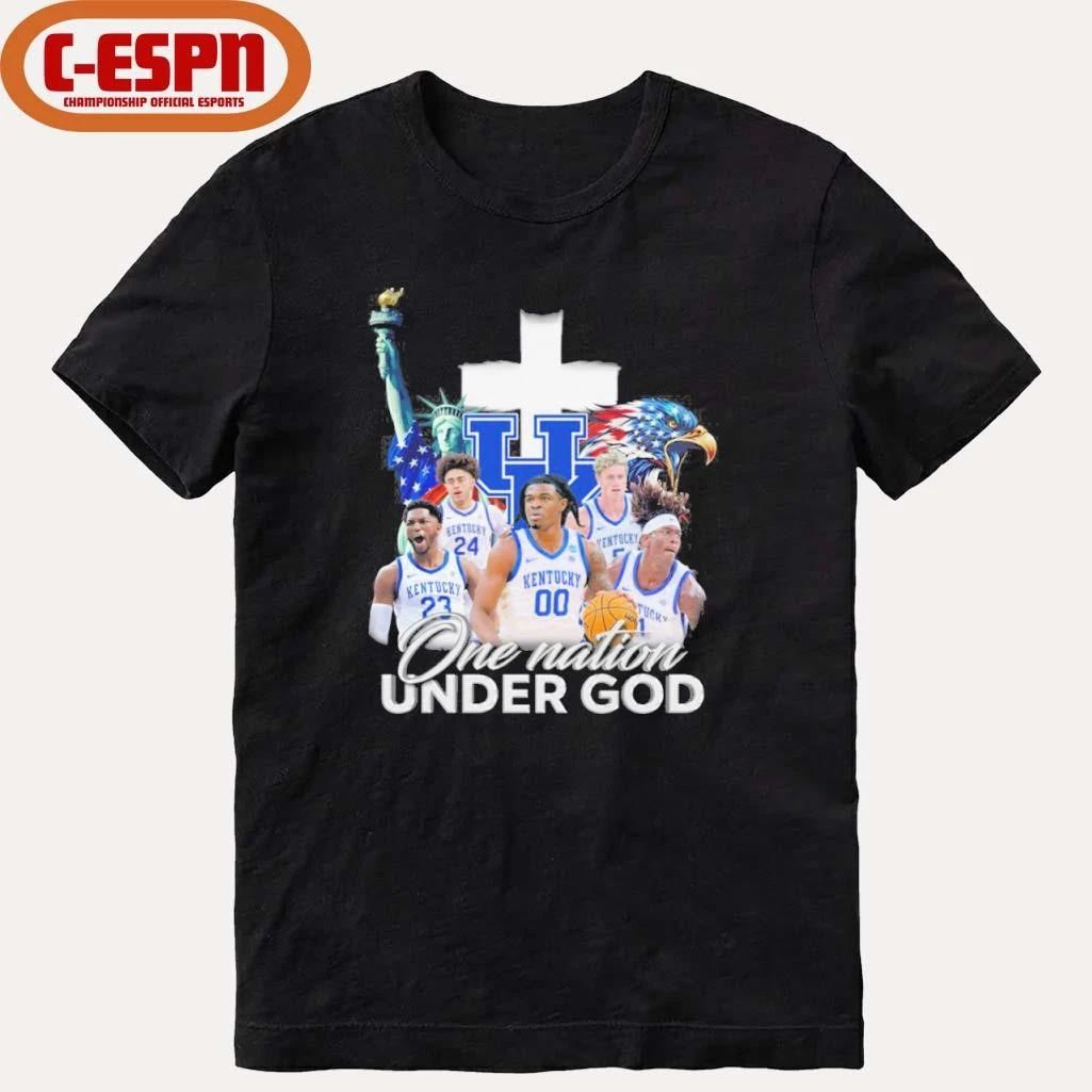 One Nation Under God Kentucky Men’s Basketball Shirt