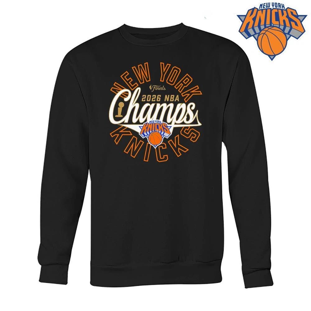 New York Knicks Champions NBA2026 Finals Champs Circular Logo Shirt