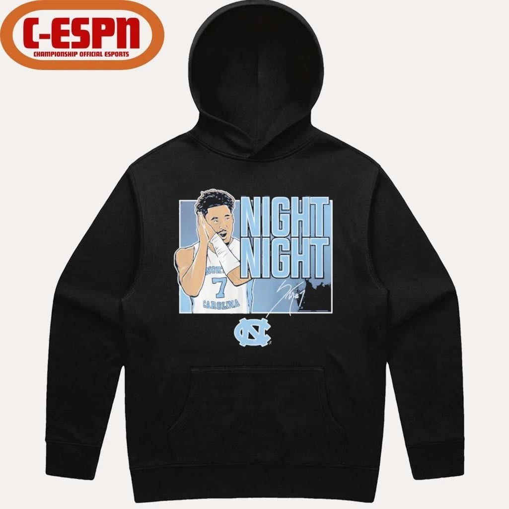 Unc Tar Heels Basketball Seth Trimble Night Night Shirt