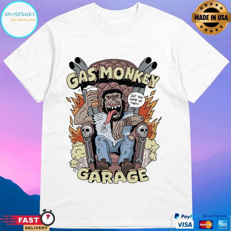 Gas Monkey Garage King Of Chaos T-shirts