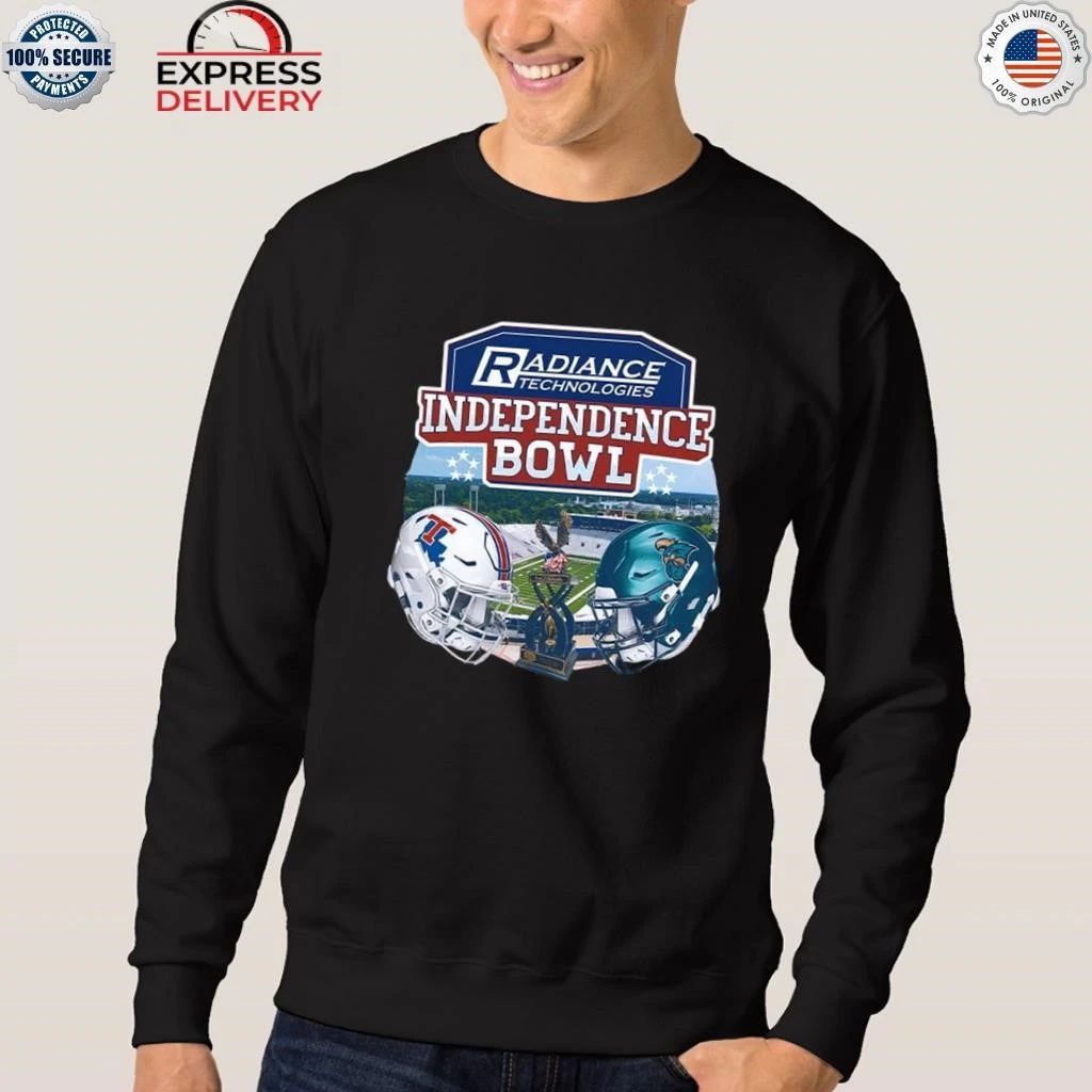 Coastal Carolina Chanticleers Vs Louisiana Tech Bulldogs Matchup On December 30 2025 Radiance Technologies Independence Bowl Shirt