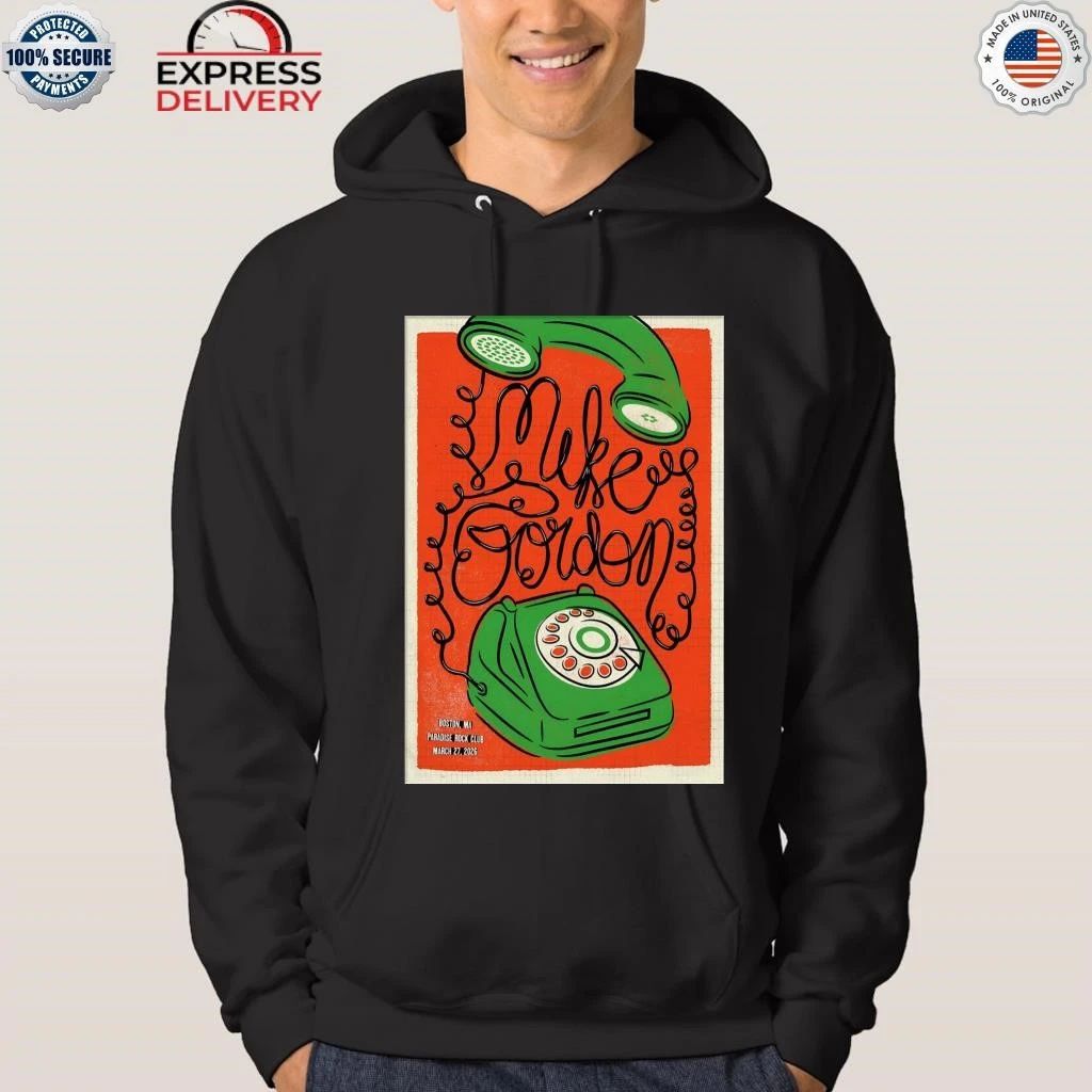 Mike Jordon Paradise Rock Club In Boston MA Mar 27 2026 Shirt
