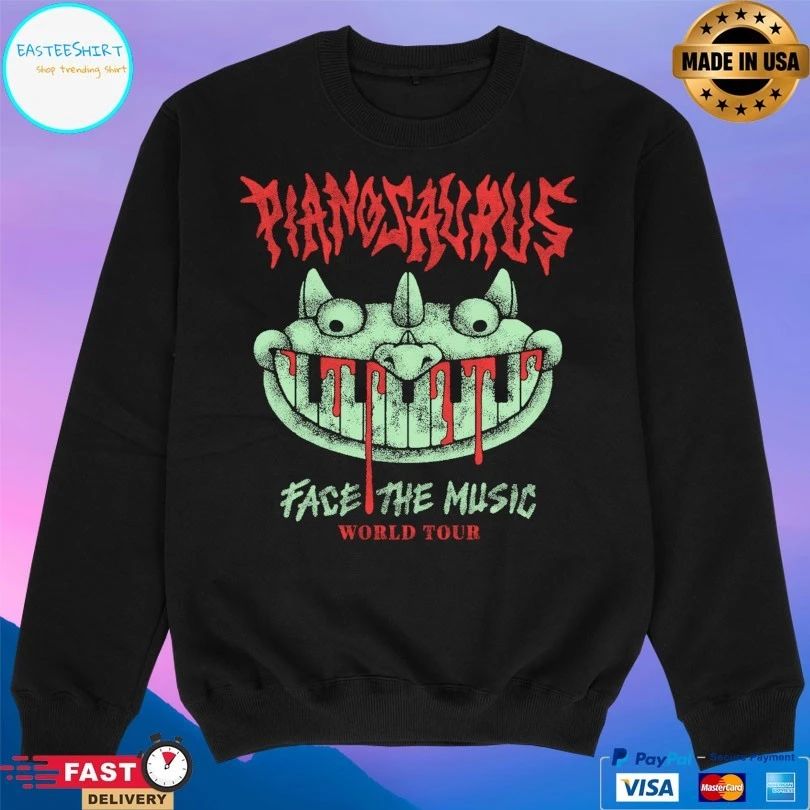 Pianosaurus Face The Music World Tour T-shirts