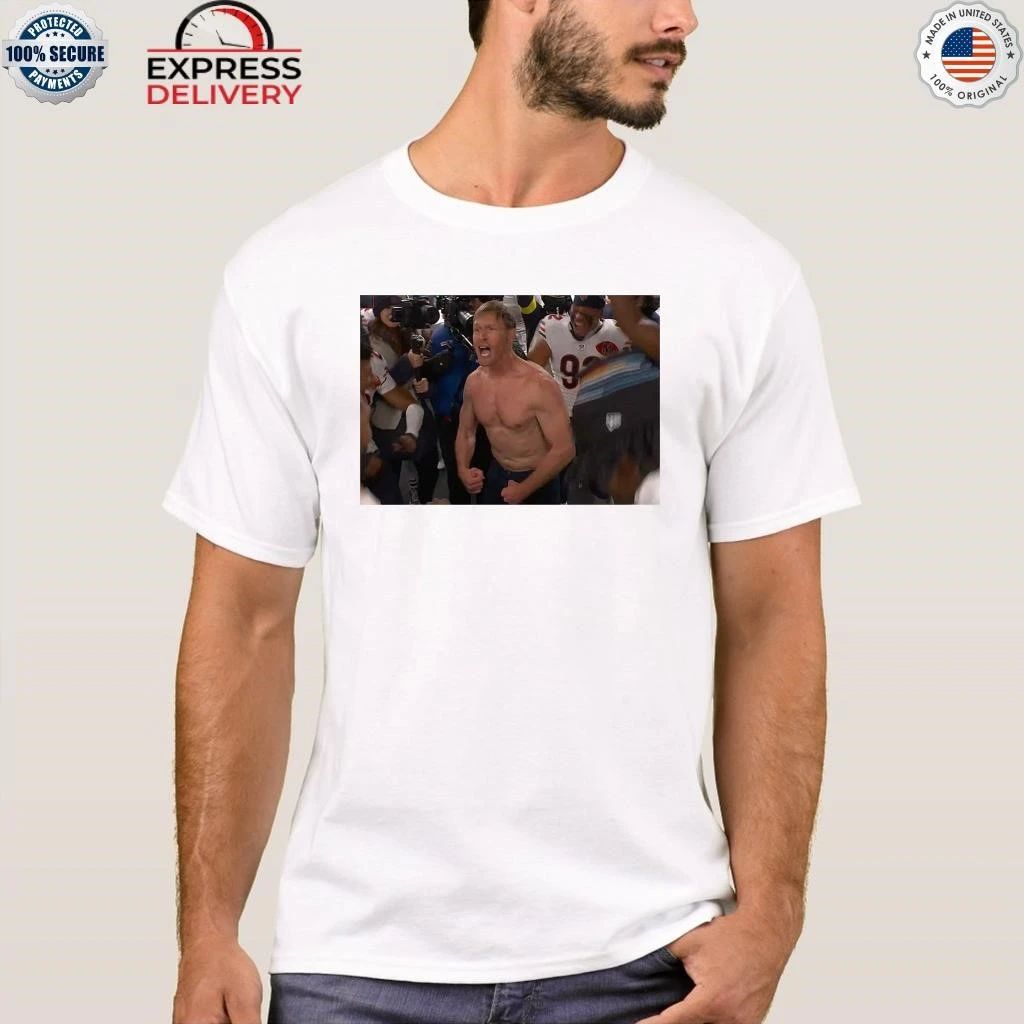 Bears Coach Ben Johnson Take Off shirt