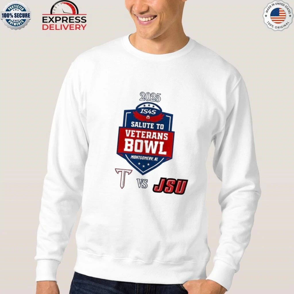 Is4s Salute To Veterans Bowl 2025 Troy Trojans Vs Jacksonville State Gamecocks Matchup On December 16 2025 Shirt