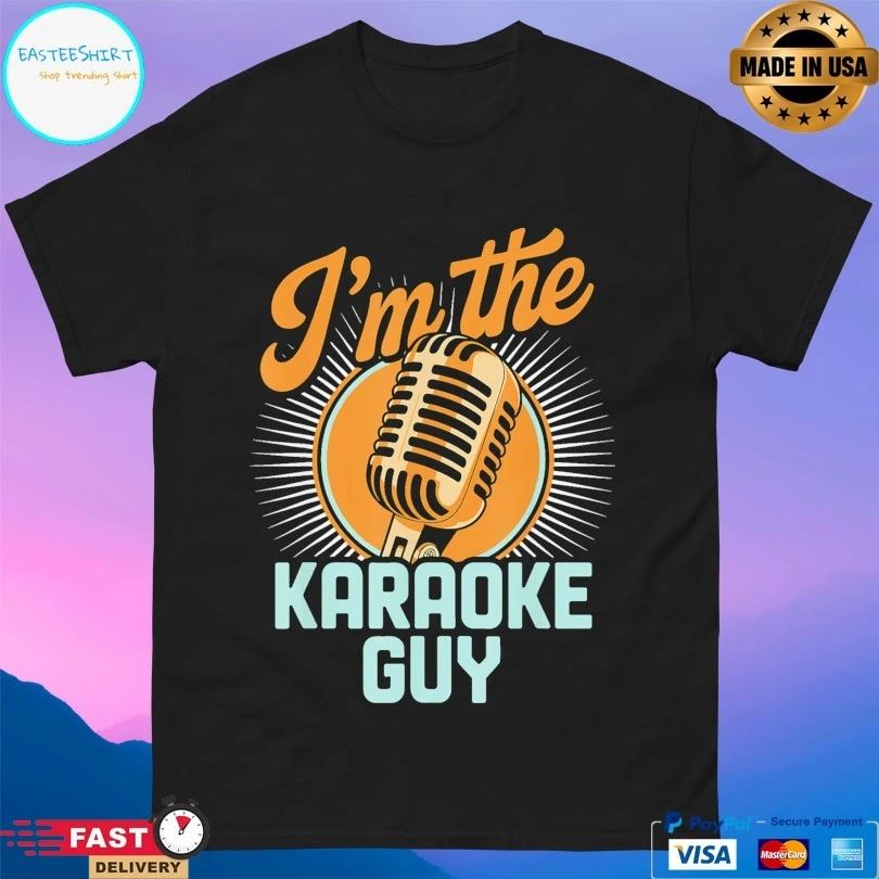 I’m The Karaoke Guy Retro Microphone T-shirt