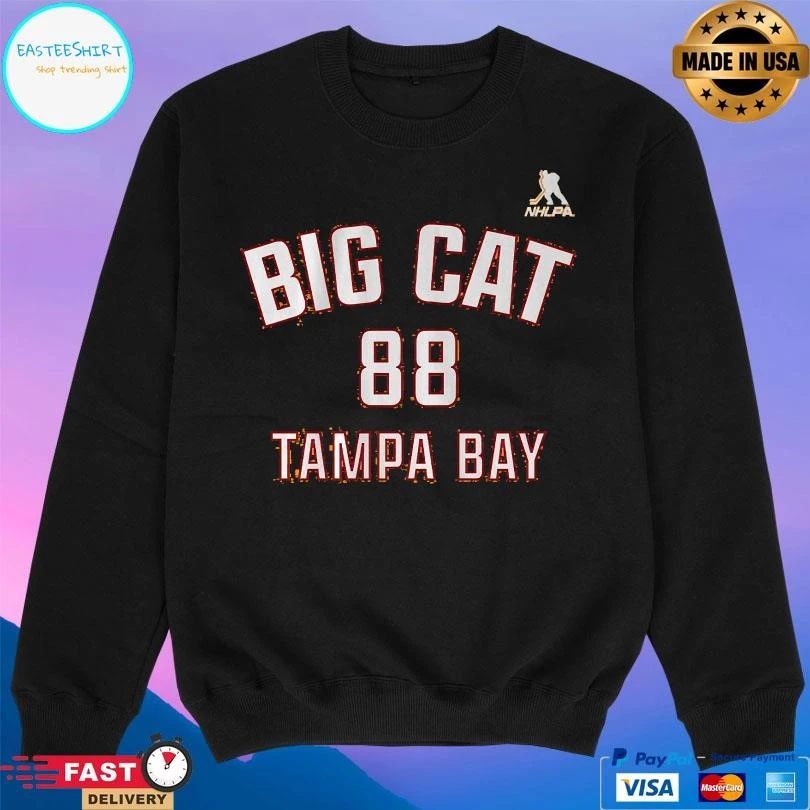 Andrei Vasilevskiy Tampa Bay Lightning Big Cat Creamsicle Name & Number T-shirts