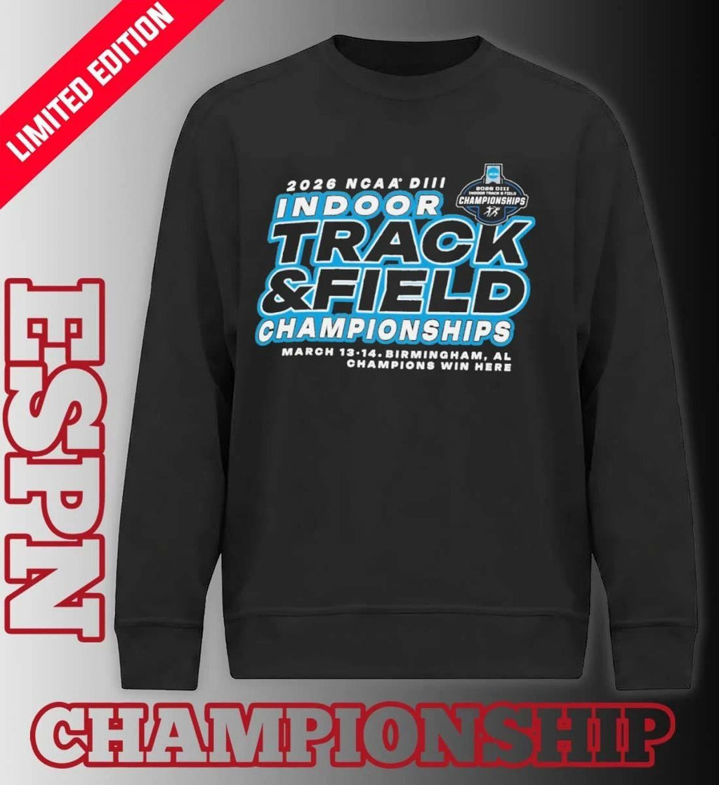 March 13-14, 2026 NCAA DIII Indoor Track & Field Championships T-Shirt