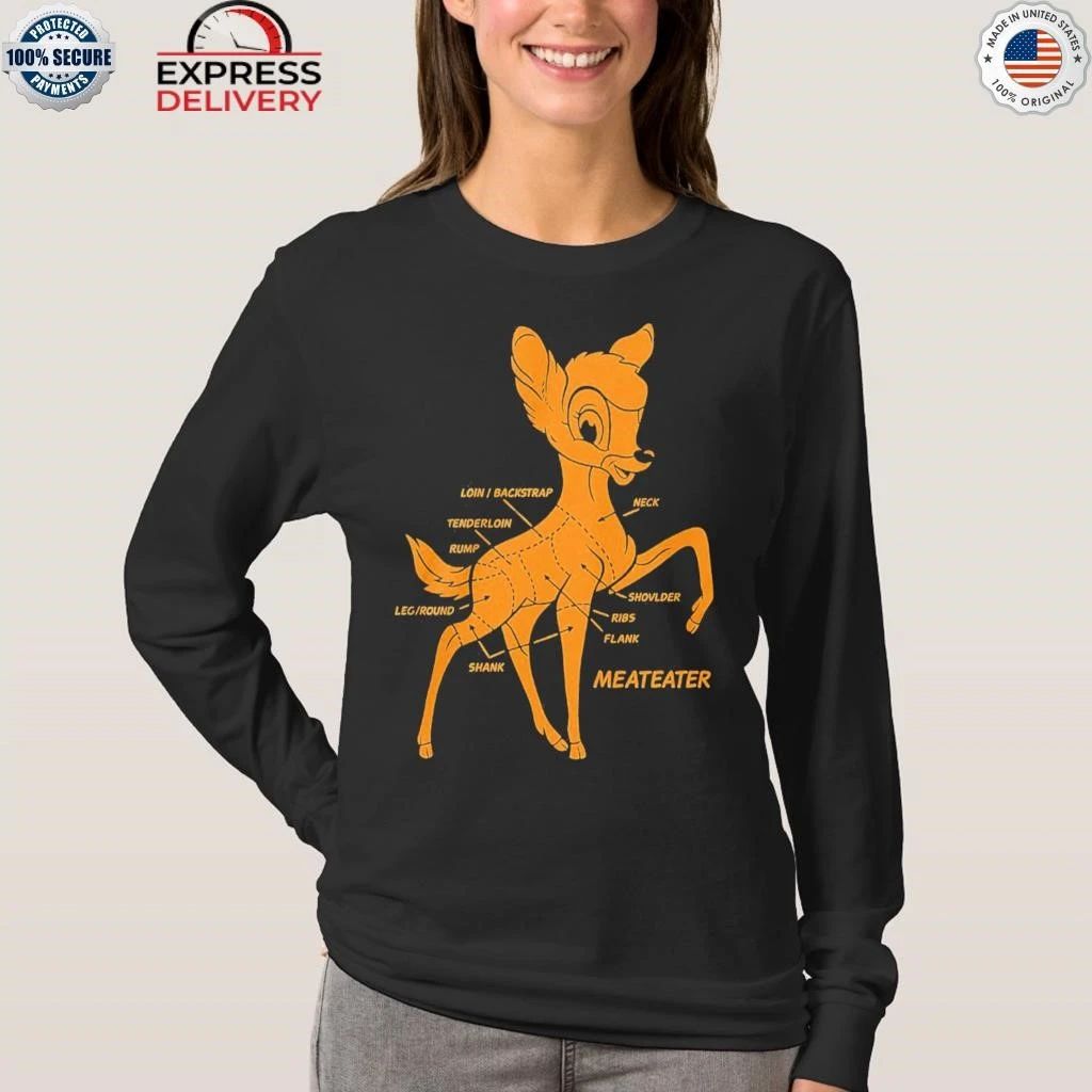 Deer Butchering Bambi Meateater Shirt