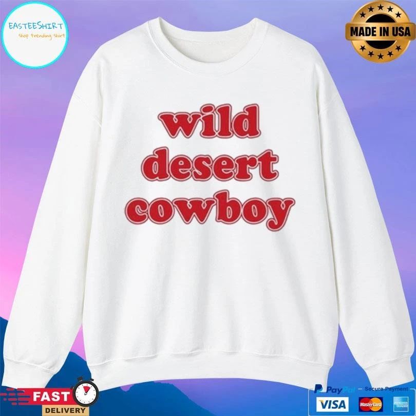 Robert Rausch Wearing Wild Desert Cowboy T-shirts