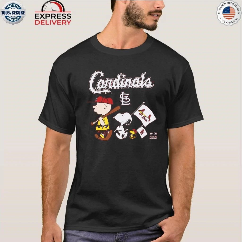 St. Louis Cardinals Toddler Peanuts Flag Shirt