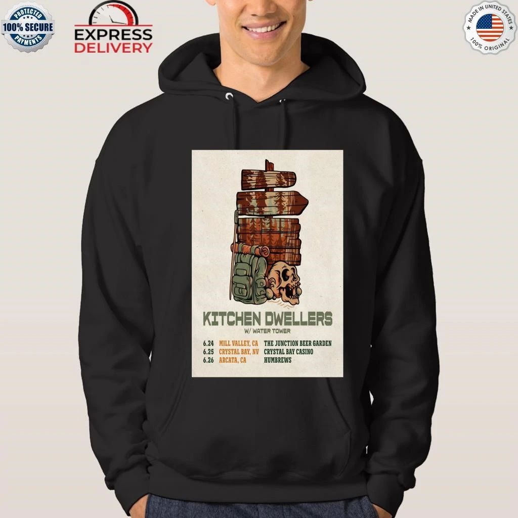 Kitchen Dwellers With Water Tower June 2026 Tour Shirt