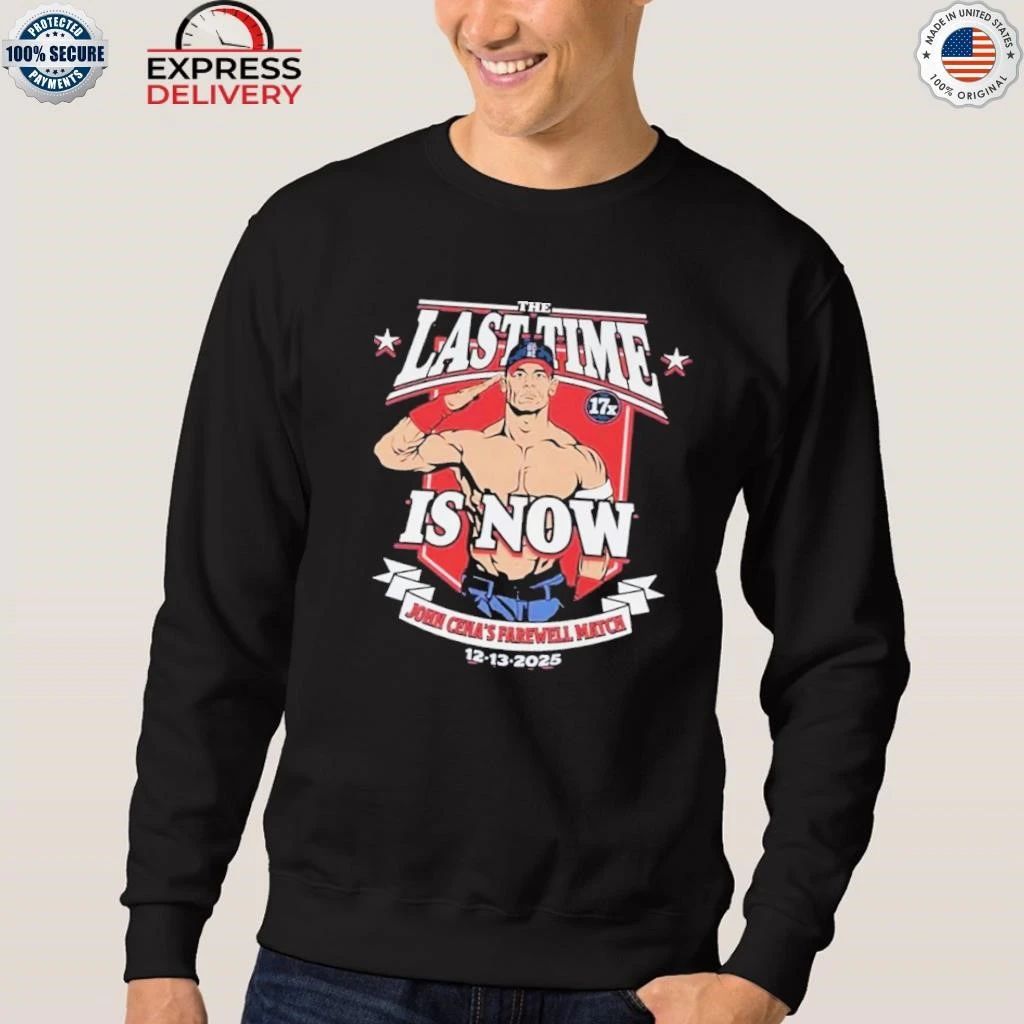 John Cena The Last Time Is Now Farewell Match in Washington DC Dec 13 2025 Shirt