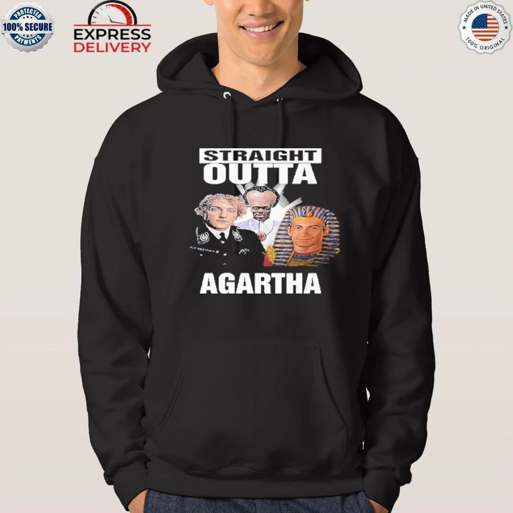 Straight Outta Agartha History Conspiracy Ancient Civilization Parody Shirt