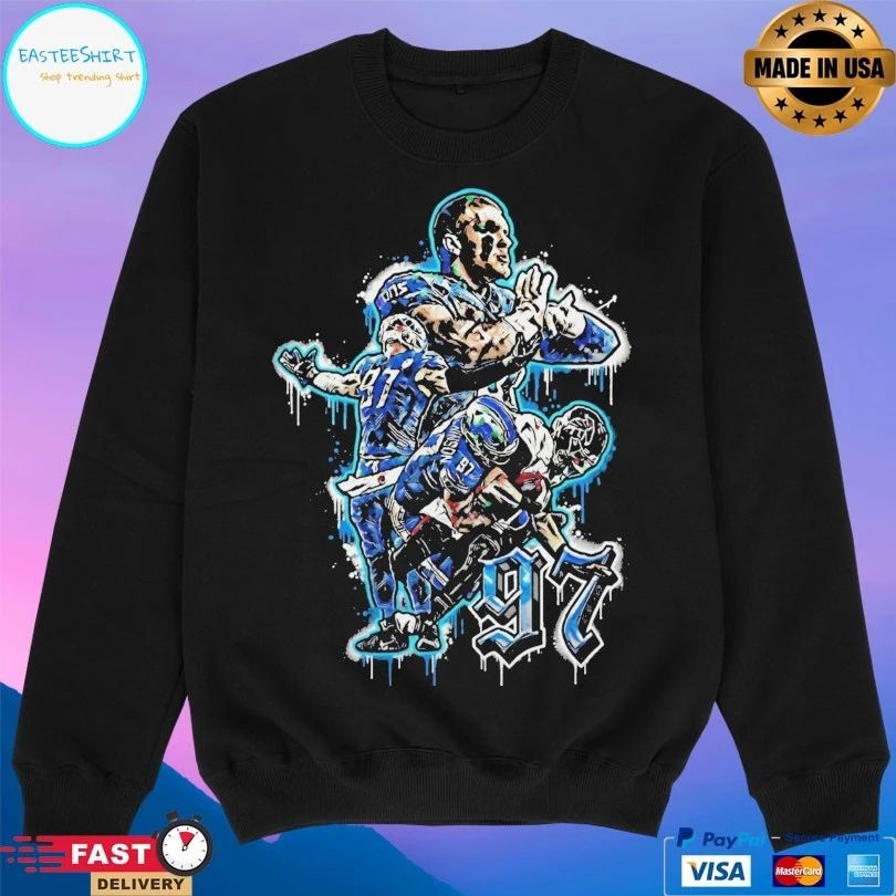 The Werewolf Aidan Hutchinson Detroit Lions T-shirt