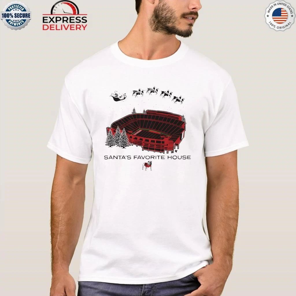 Georgia Football Santa’s Favorite House Shirt