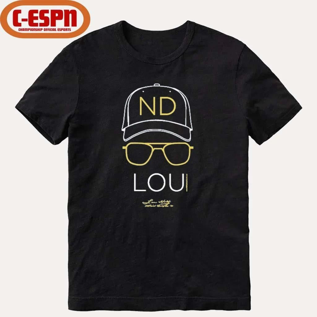 Lou Holtz Hat and Glasses T-Shirt