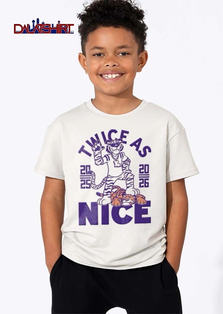 Twice As Nice 2025 2026 Cartoon Cool Tiger Stepping On Opponent shirt