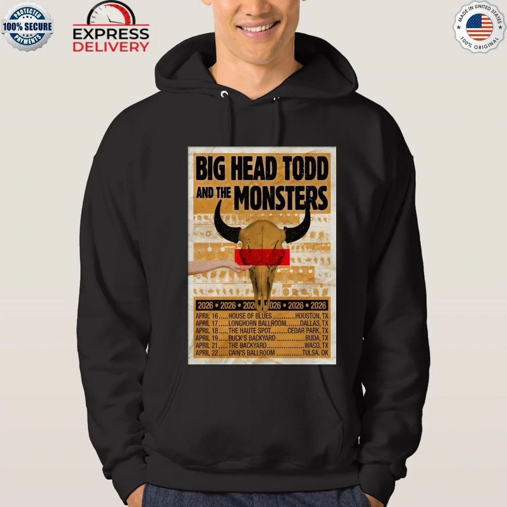 Big Head Todd And The Monsters Texas Tour 26 Shirt