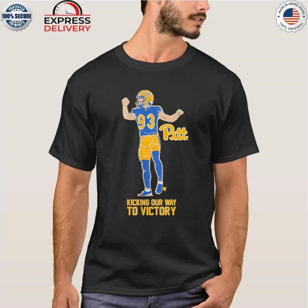 Pitt Football Trey Butkowski Kicking Our Way To Victory Shirt