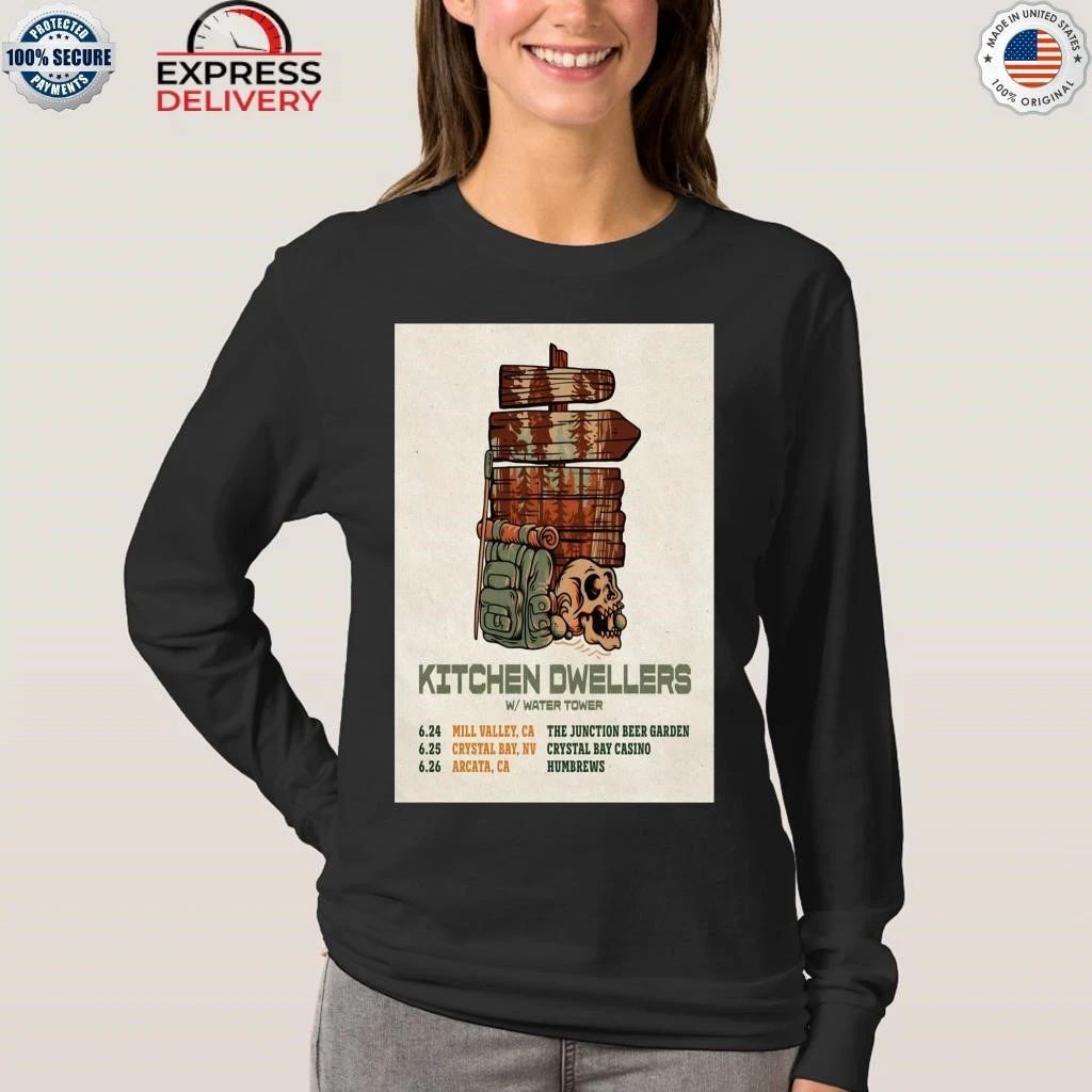 Kitchen Dwellers With Water Tower June 2026 Tour Shirt