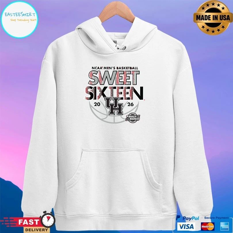 Houston Cougars Ncaa Men’s Basketball Sweet Sixteen March Madness 2026 T-shirts