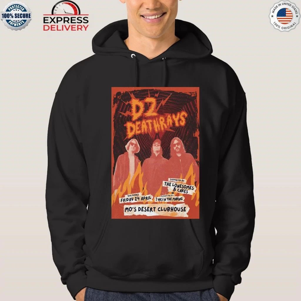 DZ DEATHRAYS Tour Burleigh Heads Australia On Apr 24 2026 Shirt