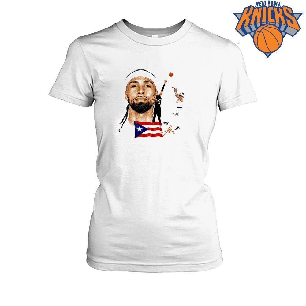 Jose Alvarado New York Knicks Signature Flag 2026 NBA Finals Shirt