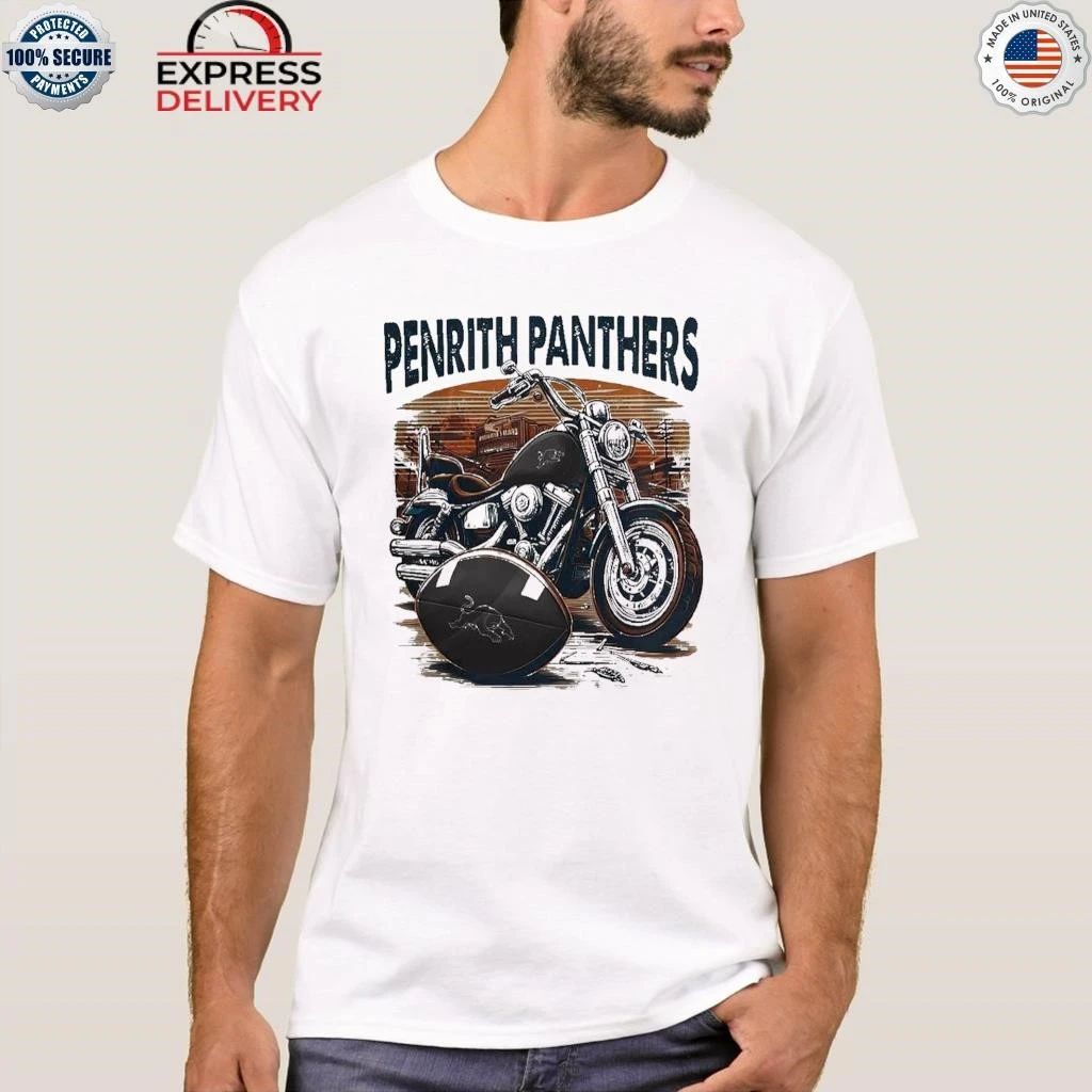 Penrith Panthers Mix Motorcycle Cool Shirt