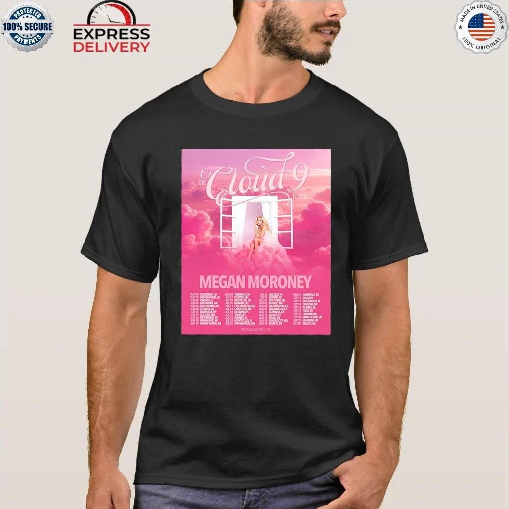 Megan Moroney The Cloud 9 Tour 2026 North America City Shirt